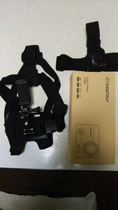 アクションカメラ4K2000万画素/ヘッドストラップマウント/ゴープロチェストハーネス(スマホ、アクションカメラ対応)/SDカード