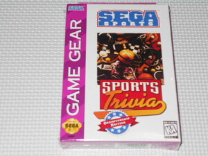 GG*SPORTS Trivia CHAMPIONSHIP EDITION SEGA SPORTS overseas edition ( domestic body operation possibility ) Game Gear * new goods unopened 