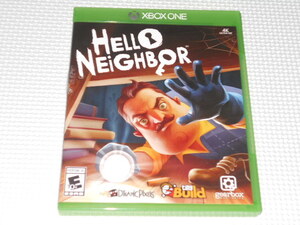 XBOX ONE*HELLO NEIGHBOR overseas edition ( domestic body operation possibility ) case scratch * box attaching * soft attaching 