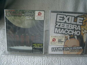 ★未開封★ EXILE 【LET ME LUV U DOWN】【HEART of GOLD】 2枚セット