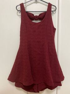 CECIL McBEE バックリボン オールインワン