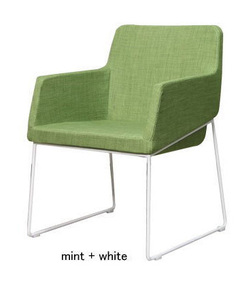 QK913 [Неиспользуемые предметы хранения] Стул ARM ARM RINO RINO GREAN GREEN+WHITE PROCE 23 100 иен Design Chair 200 Size