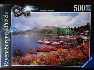 ジグソーパズル イギリス 湖水地方 Ravensburger Waterhead Ambleside 500 pc Jigsaw Puzzle レトロ 入手困難