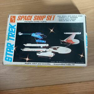 未組立AMT スタートレック スペース シップセット STAR TREK SPACE SHIP SET STK プラモデル当時物
