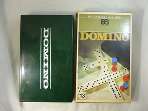 ★エポック社　エポックブックゲームシリーズ　DOMINO　ドミノ　1970年代　当時物　希少　昭和レトロ　欠品不明　　　