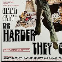 US版ポスター★『ハーダー・ゼイ・カム』（The Harder They Come）1973年★ジミー・クリフ/ジャマイカ/レゲエ_画像5