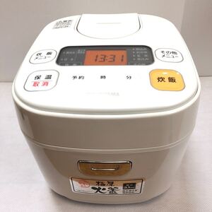 アイリスオーヤマ 米屋の旨み マイコン炊飯ジャー 3合 ホワイト ERC-MA30-W
