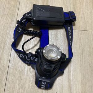 防災 災害対策 充電式 led ヘッドライト センサー搭載 USBチャージ ヘルメットライト ズーム機能付