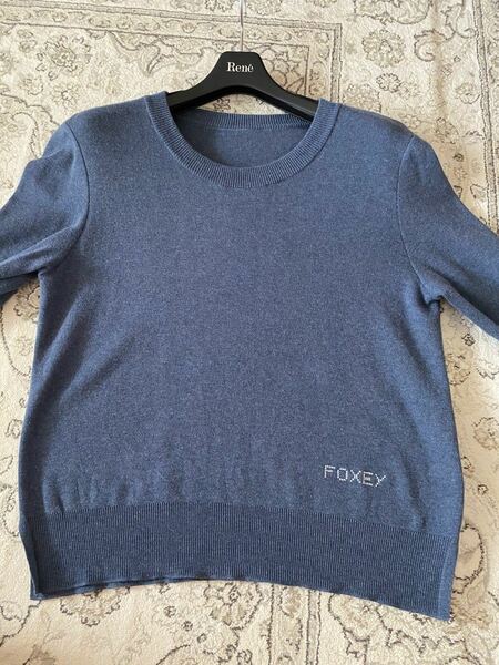 ＦＯＸＥＹ ＢＯＵＴＩＱＵＥ　ニットトップ プロヴァンスインディゴ40　'20年