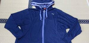 { new goods } Puma Parker jacket lady's M navy blue 