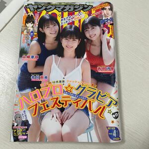 週刊ヤングマガジン Ｎｏ．41 2021年9月20日 ハロプロ グラビア フェスティバル 山崎夢羽 北川莉央 西田汐里