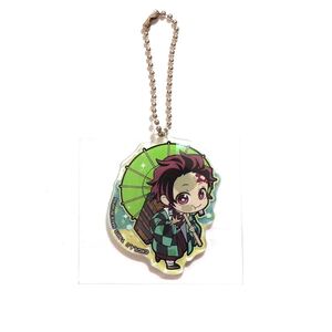 竈門 炭治郎 鬼滅の刃 ぴたでふぉめ 和傘 アクリルキーホルダー