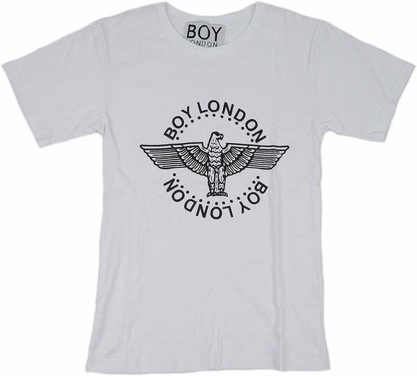BOY LONDON ボーイロンドン ホークデザイン 半袖 Tシャツ（ホワイト）XL [並行輸入品]
