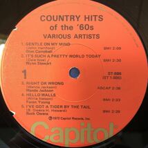 Country Hits of The ’60s LP カントリー レコード 5点以上落札で送料無料O_画像3