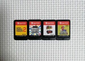スーパーマリオメーカー2、スーパーマリオパーティ、スーパーマリオ3Dワールド、NewスーパーマリオブラザーズU デラックス