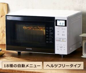 新品 アイリスオーヤマ オーブンレンジ 18L ホワイト MO-F1807-W MO-F1807
