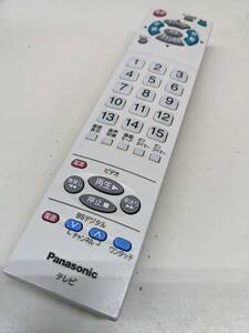 【F-15-37】ジャンク　Panasonic パナソニック テレビ用リモコン【EUR7606KB0