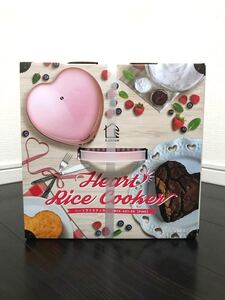 【新品未開封・安心のメーカー保証2022.9月まで付帯】ハートライスクッカー ハート型 炊飯器 3.5合炊き