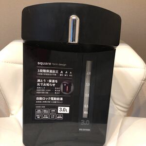 電気ポット おしゃれ 保温 人気 3リットル 3L 保温機能付き ジャーポット IAHD-030-B アイリスオーヤマ()