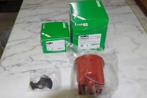 【New item　Saab900ロープレッシャーturbo用】Lucasディストリビュータキャップ・ローターアーム　set　在庫限り【海外取寄せ品 】