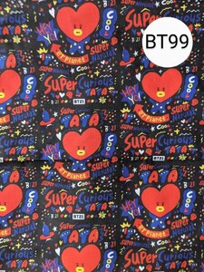 BTS BT21 TinyTAN タイニータン 生地 ハンドメイド ハギレ はぎれ 布