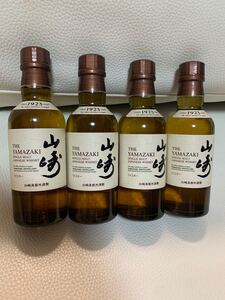 山崎 サントリー シングルモルトウイスキー モイスト 180ml ノンビンテージ ウイスキー 4本セット Single malt