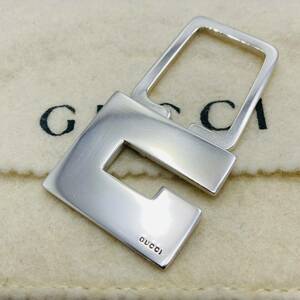  beautiful goods GUCCI Old Gucci key holder key ring bag charm SV925 storage bag attaching 