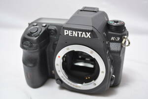 【美品・主要付属品完備】【動作保証・点検済】ペンタックス　PENTAX デジタル一眼レフカメラ K-3 ボディ ブラック