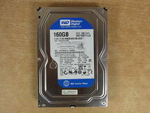 ◎F/526●ウェスタン・デジタル Western Digital☆3.5インチHDD(ハードディスク)☆160GB SATA300 7200rpm☆WD1600AAJS☆中古品_画像1