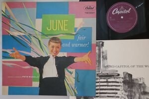 蘭LP June Christy Fair And Warmer! 5C03885356 CAPITOL /00260