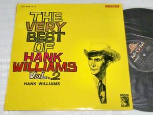 LP　VERY BEST OF HANK WILLIAMS VOL2/ハンクウィリアムズ