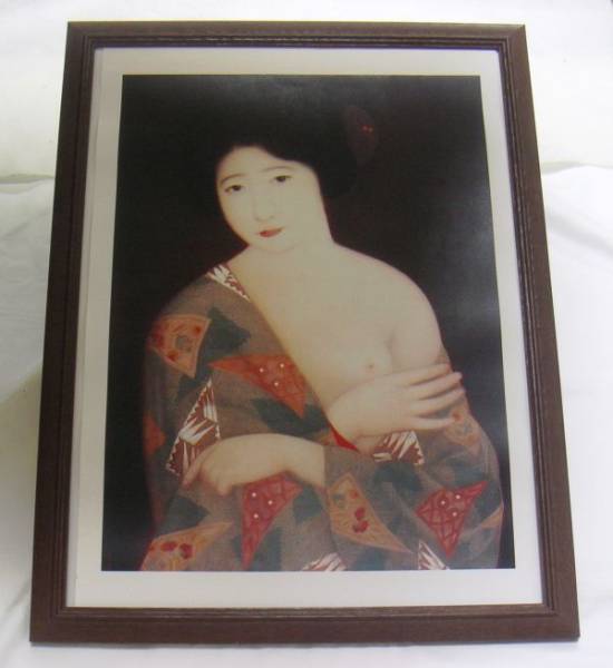 ■Kitano Tsunetomi Madame CG reproduction, cadre en bois, achat immédiat, Peinture, Peinture japonaise, personne, Bodhisattva