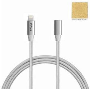 F.Wave アルミ製スリムヘッド ライトニング 延長ケーブル2.1M 8Pin Lightning オス メス
