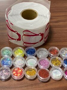 ネイルアート ジェルネイル ネイルグリッター ネイルパーツ 長さ出し