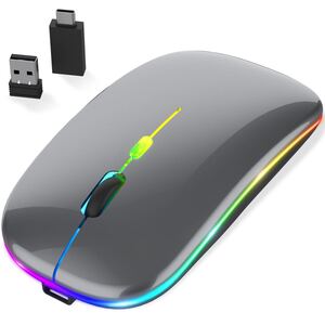 新品 ワイヤレスマウス 静音 薄型 無線マウス 充電式 光学式 高感度