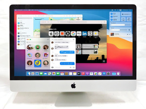 中古 激安 4K対応 21インチ 薄型 APPLE iMac A1418 Late 2015 macOS big sur 五代Core i5-5675R 8G HDD-1TB カメラ リカバリ★税無