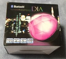 【Bluetooth スピーカー】 イルミネーション　ブルートゥース　スピーカー　ダイア　DIA 　新品　多分非売品_画像2