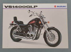 スズキ　VS1400GLP　SUZUKI　VS1400GLP　1994年8月　輸出仕様車　英語表記バイクカタログ　送料無料　【S輸1990-11】