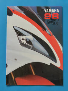 ヤマハ　98　YAMAHA　98 GAMME COMPLETE　1998年　フランス語表記ヨーロッパ向け　バイク総合カタログ　送料無料 【Y輸FZR・YZF28】