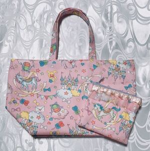 トートバッグ ランチバッグ ミニトートバッグ ポーチ付き