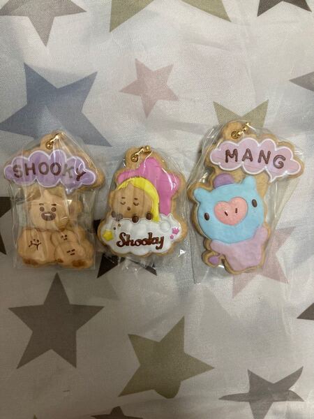 BT21 クッキーチャームチャームコットCOOKY3種セット