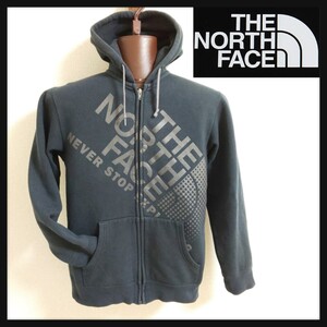 THE NORTH FACE スウェットパーカー ザノースフェイス デカロゴ フルジップアップ 両面プリント