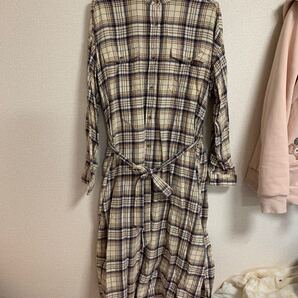 チェックワンピース