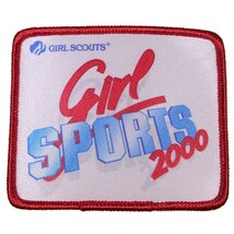 PI31 GIRL SCOUTS GIRL SPORTS 2000 ガールスカウト ワッペン パッチ ロゴ エンブレム アメリカ 米国 USA 輸入雑貨_画像1