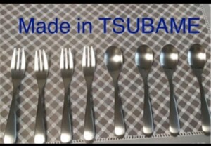made in tsubame ツバメ8本セット フォーク小&スプーン小