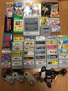 スーパーファミコン本体フルセット 分解洗浄済み 全ソフト端子清掃済み 任天堂純正品 中期〜後期型 スーパーゲームボーイ付き