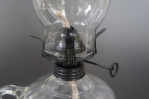 オイルランプ アンティーク ランタン ガラス製 新品未使用品　取っ手付き 灯油ランプ キャンプ アウトドア 用品 インテリア_画像4