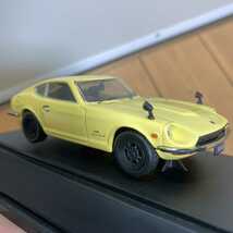 絶版 希少 エブロ 1/43 NISSAN 日産 フェアレディZ S30Z ミニカー モデルカー　イエロー ホワイト　グリーン　3台セット_画像7