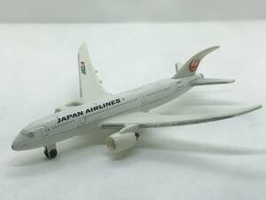く10★トミカ ミニカー 787エアポートセット内単品 JAL JAPAN AIRLINES ボーイング 787 JA822J 全長約152mm