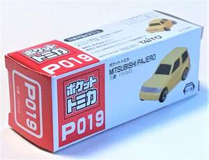 セ1★プライズ限定 ポケットトミカ ミニカー 三菱パジェロ イエロー P019